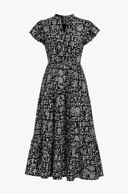 Vestido Solto Plissado Malena