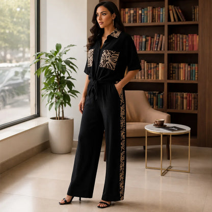 Conjunto de Estilo Plissado