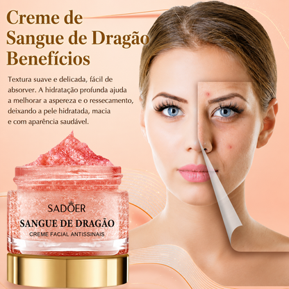 Creme Facial Antissinais Sangue de Dragão SADOER 2x1