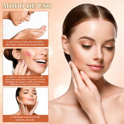 Creme Facial Antissinais Sangue de Dragão SADOER 2x1